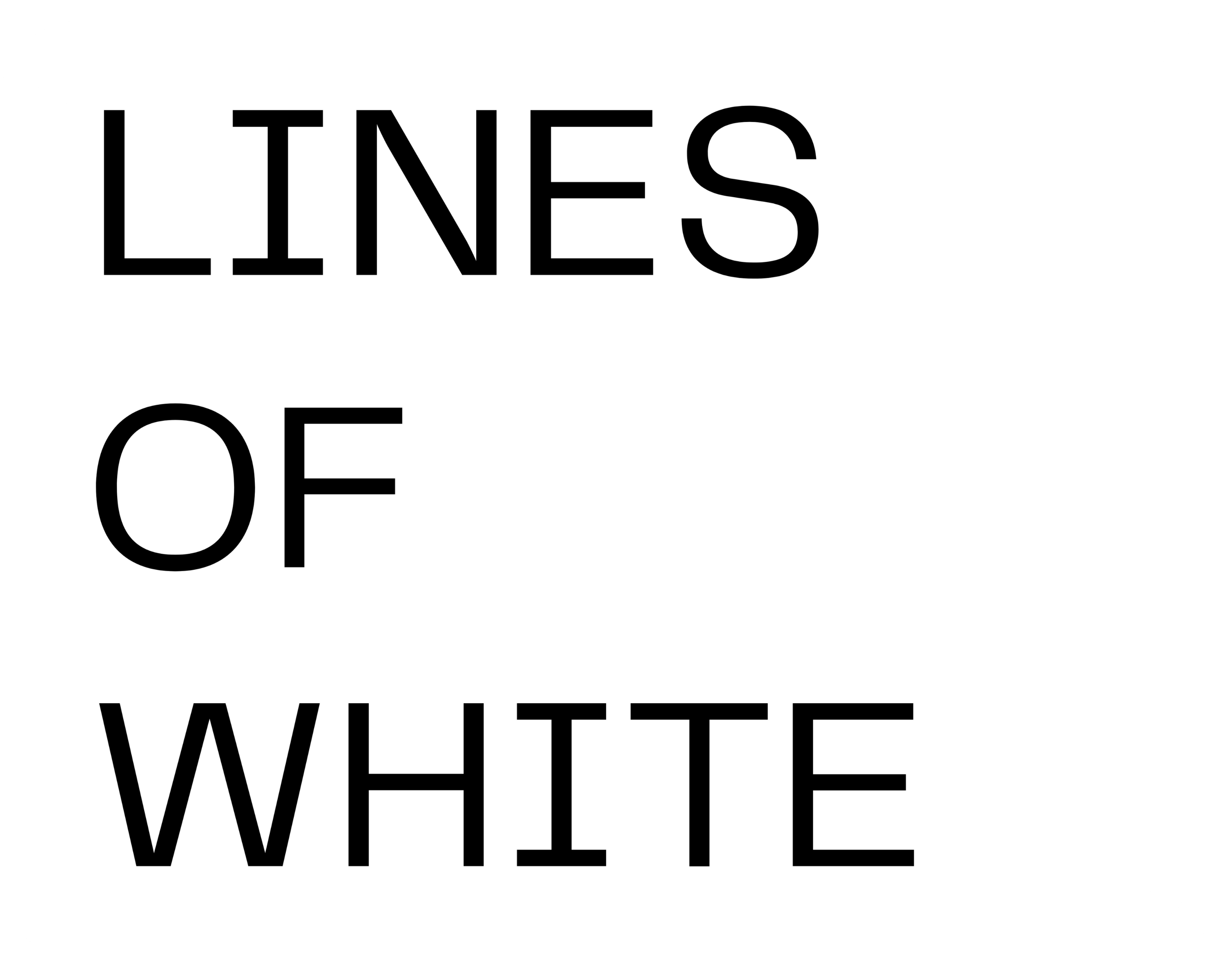 Lines Of White
