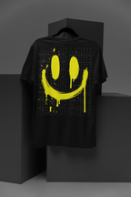Neon Drip Smiley Tee Yellow